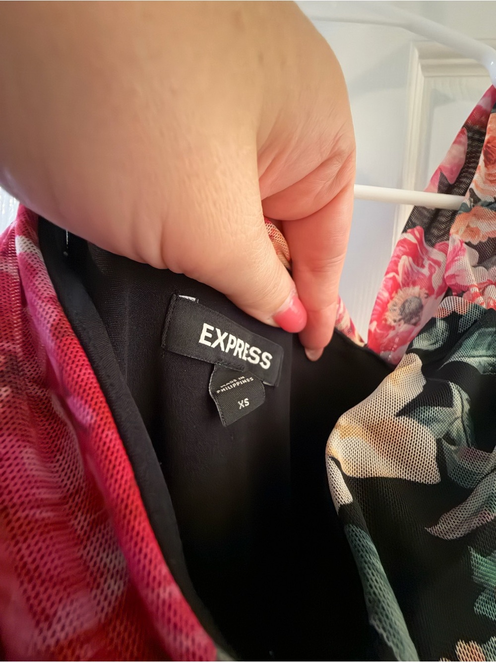 Express Ruched Midi Dress EUC - Picture 2 of 8